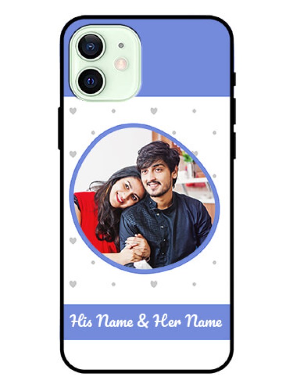 Custom Iphone 12 Photo Printing on Glass Case  - Premium Case Design