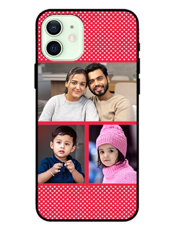 Custom Iphone 12 Personalized Glass Phone Case  - Bulk Pic Upload Design