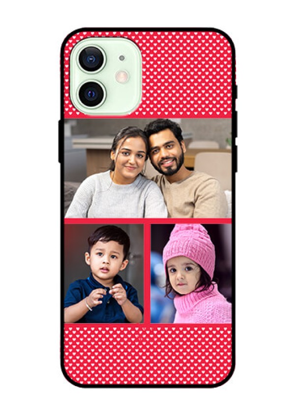Iphone 12 Personalized Glass Phone Case  - Bulk Pic Upload Design