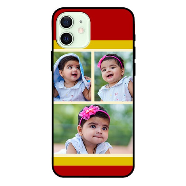 Iphone 12 Custom Glass Mobile Case - Multiple Pic Upload Design Iphone 12 Custom Glass Mobile Case - Multiple Pic Upload Design