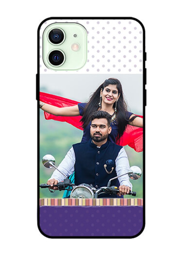 Iphone 12 Photo Printing on Glass Case  - Cute Family Design