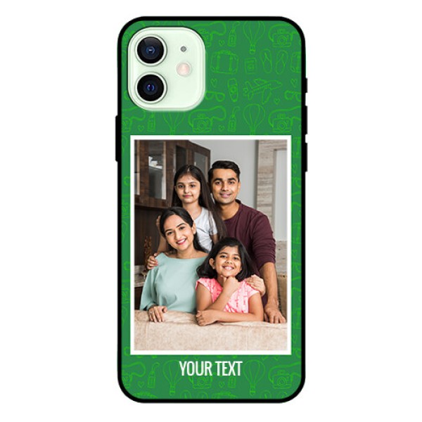 Iphone 12 Personalized Glass Phone Case - Picture Upload Design Iphone 12 Personalized Glass Phone Case - Picture Upload Design