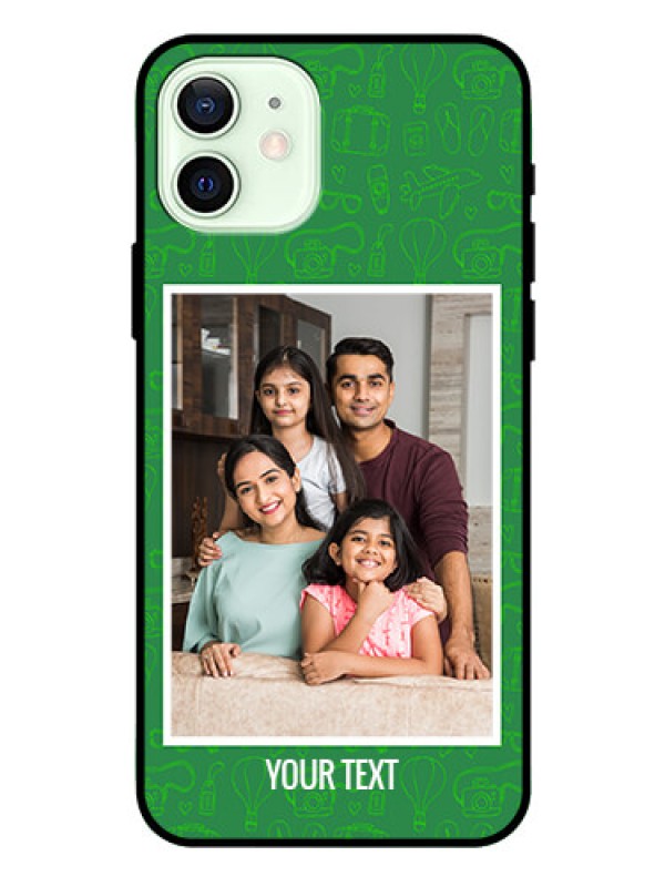 Custom Iphone 12 Personalized Glass Phone Case  - Picture Upload Design
