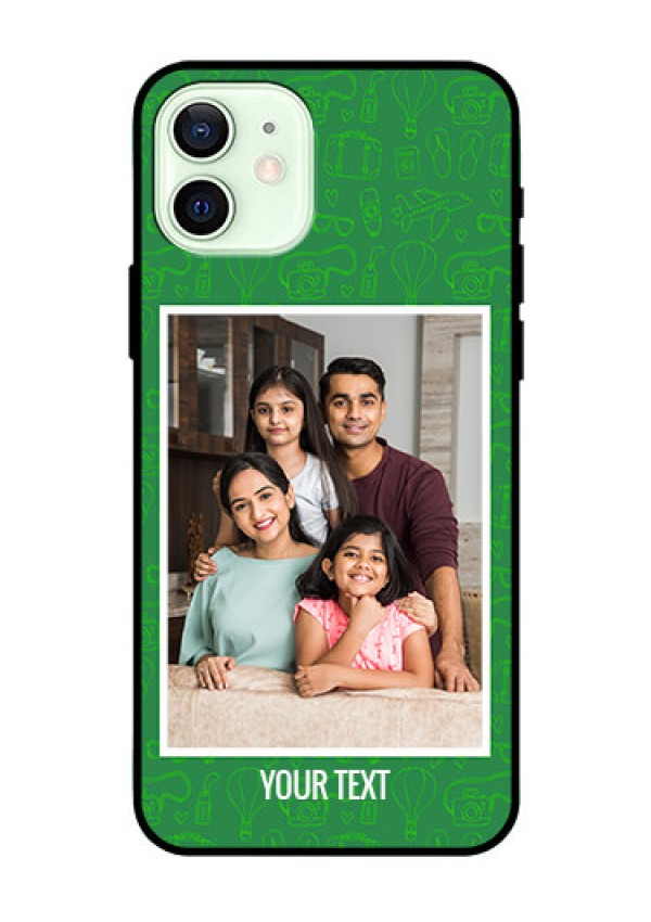 Iphone 12 Personalized Glass Phone Case  - Picture Upload Design