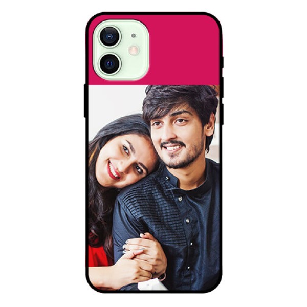 Iphone 12 Custom Glass Mobile Case  - Anniversary Cover Design