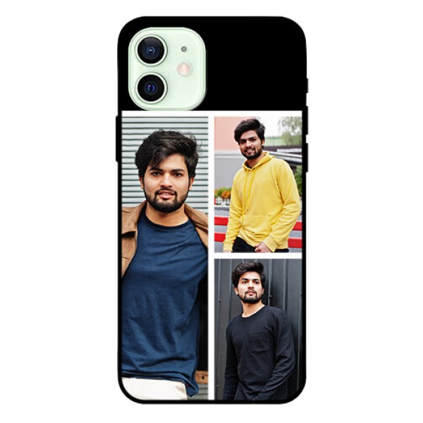 Iphone 12 Photo Printing on Glass Case - Upload Multiple Picture Design Iphone 12 Photo Printing on Glass Case - Upload Multiple Picture Design