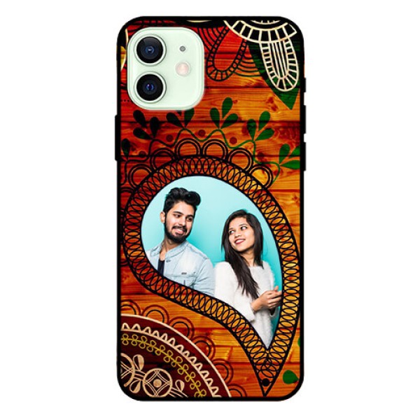 Iphone 12 Personalized Glass Phone Case  - Abstract Colorful Design