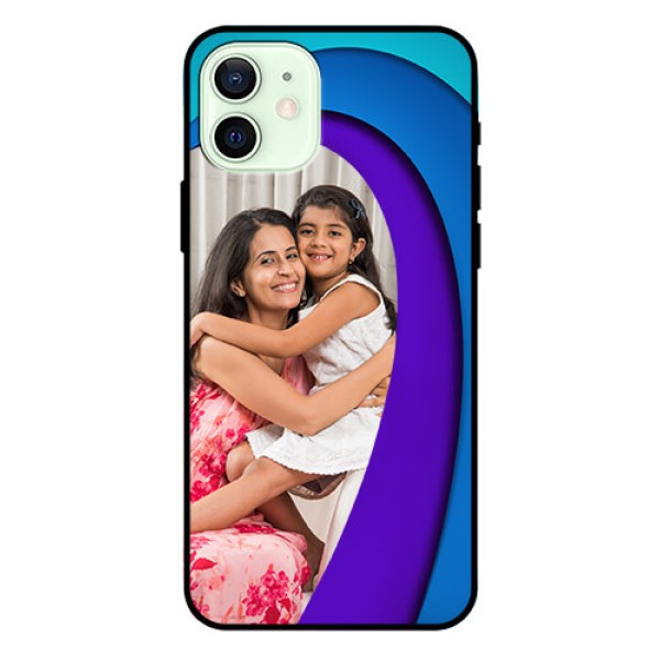 Iphone 12 Photo Printing on Glass Case  - Simple Pattern Design