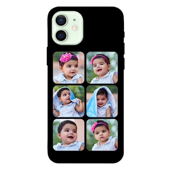 Iphone 12 Photo Printing on Glass Case - Multiple Pictures Design Iphone 12 Photo Printing on Glass Case - Multiple Pictures Design