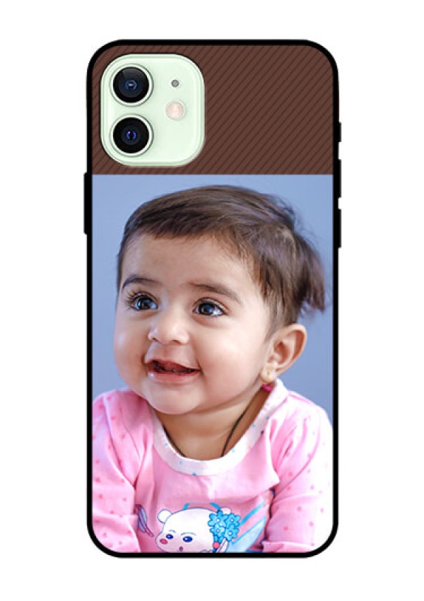 Iphone 12 Custom Glass Mobile Case  - Elegant Case Design