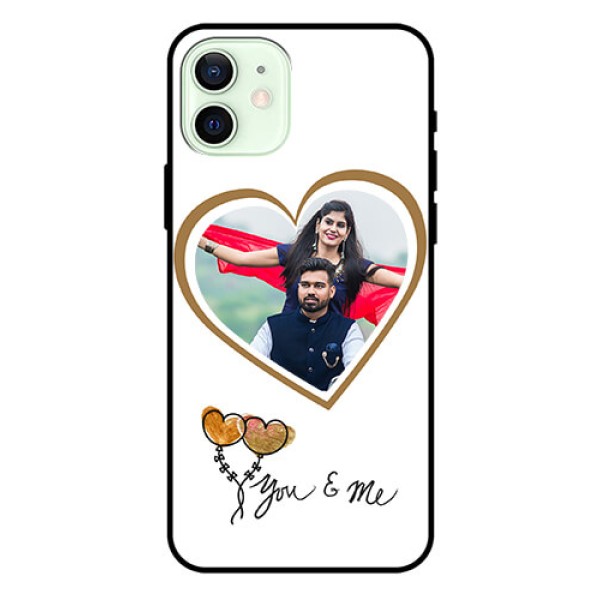 Iphone 12 Custom Glass Mobile Case - You & Me Design Iphone 12 Custom Glass Mobile Case - You & Me Design