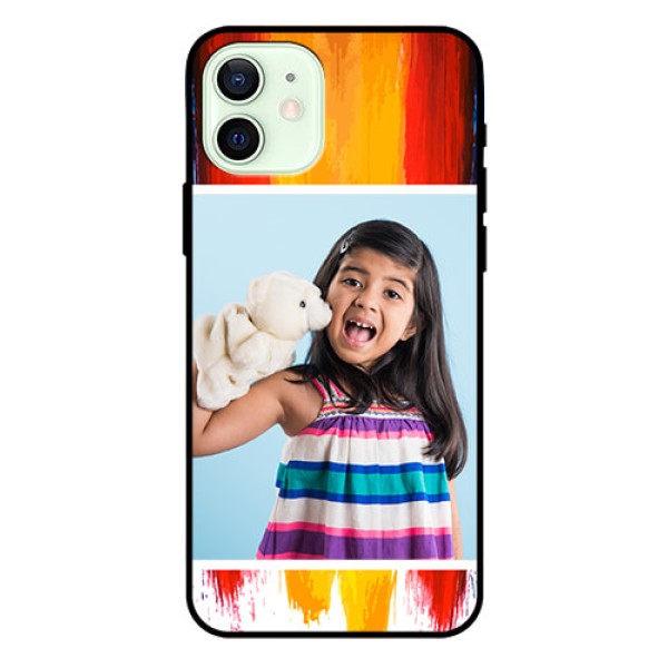 Iphone 12 Personalized Glass Phone Case - Multi Color Design Iphone 12 Personalized Glass Phone Case - Multi Color Design
