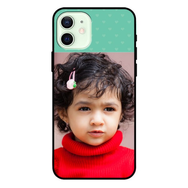 Iphone 12 Custom Glass Phone Case  - Lovers Picture Design