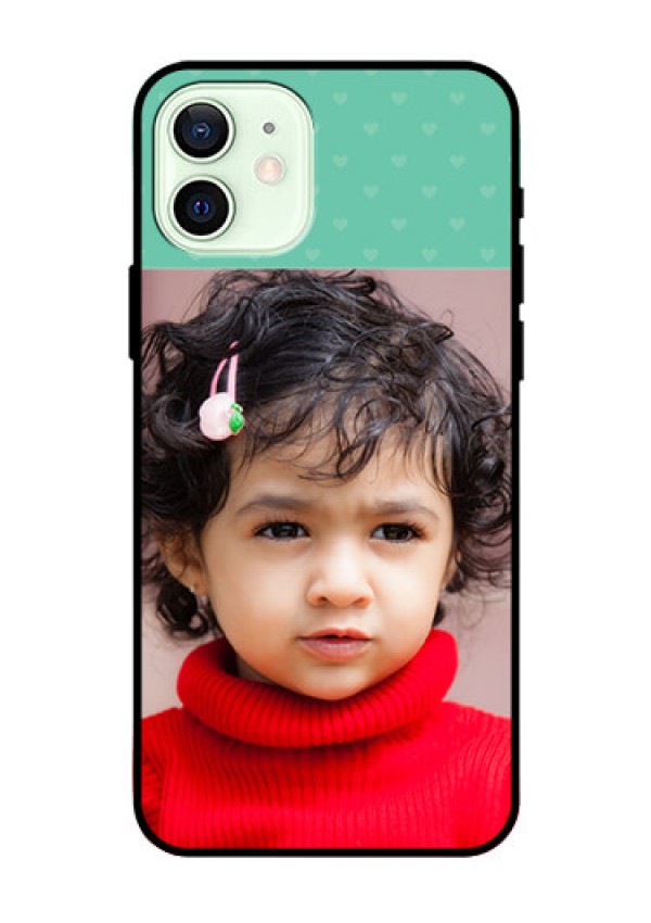 Iphone 12 Custom Glass Phone Case  - Lovers Picture Design
