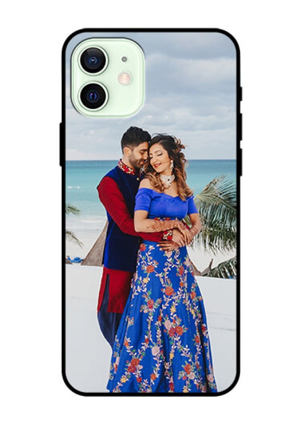 Iphone 12 Photo Printing on Glass Case  - Upload Full Picture Design