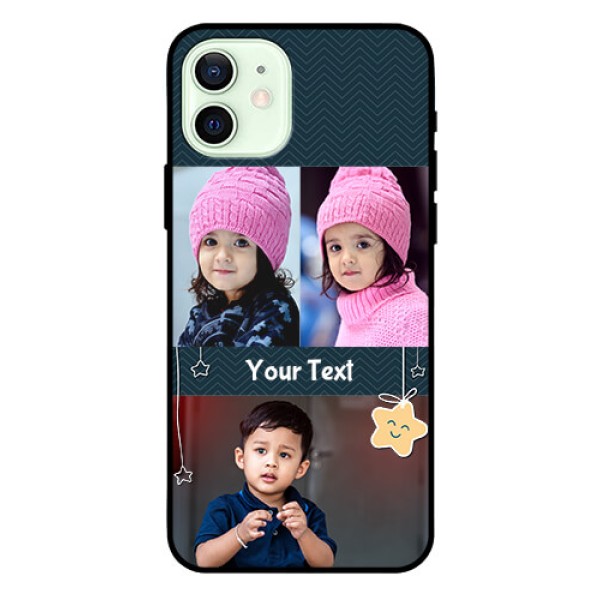 Iphone 12 Custom Glass Mobile Case - Hanging Stars Design Iphone 12 Custom Glass Mobile Case - Hanging Stars Design