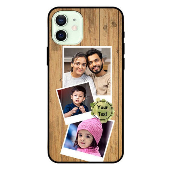 Iphone 12 Custom Glass Phone Case - Wooden Texture Design Iphone 12 Custom Glass Phone Case - Wooden Texture Design