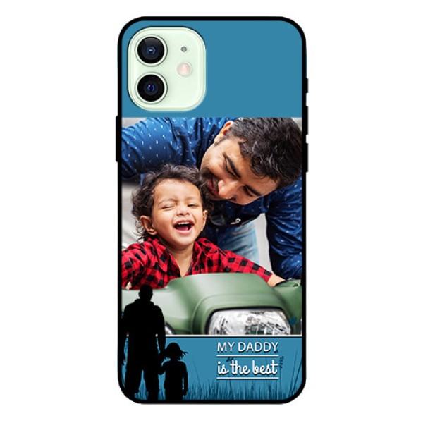 Iphone 12 Custom Glass Mobile Case - Best dad design Iphone 12 Custom Glass Mobile Case - Best dad design