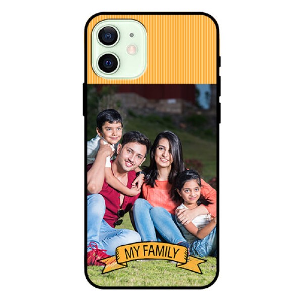 Iphone 12 Custom Glass Phone Case  - My Family Design