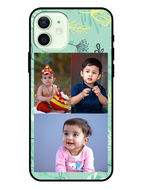 Custom Iphone 12 Photo Printing on Glass Case  - Forever Family Design 