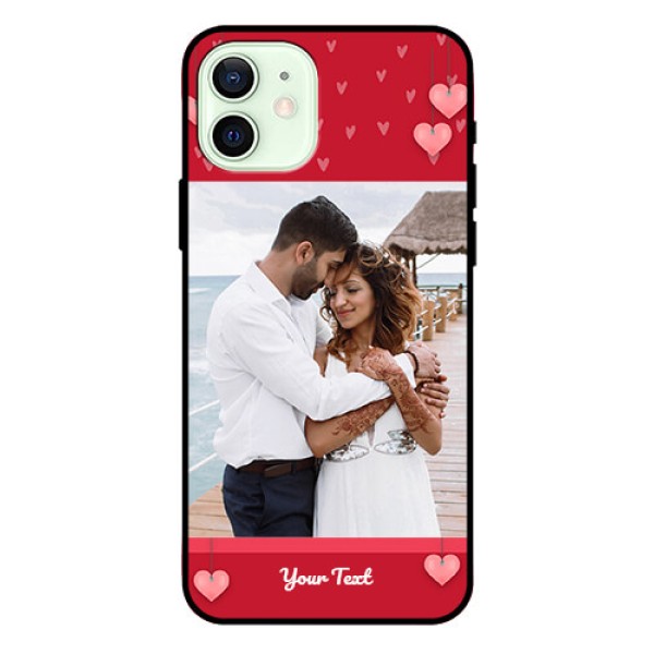 Iphone 12 Custom Glass Phone Case - Valentines Day Design Iphone 12 Custom Glass Phone Case - Valentines Day Design