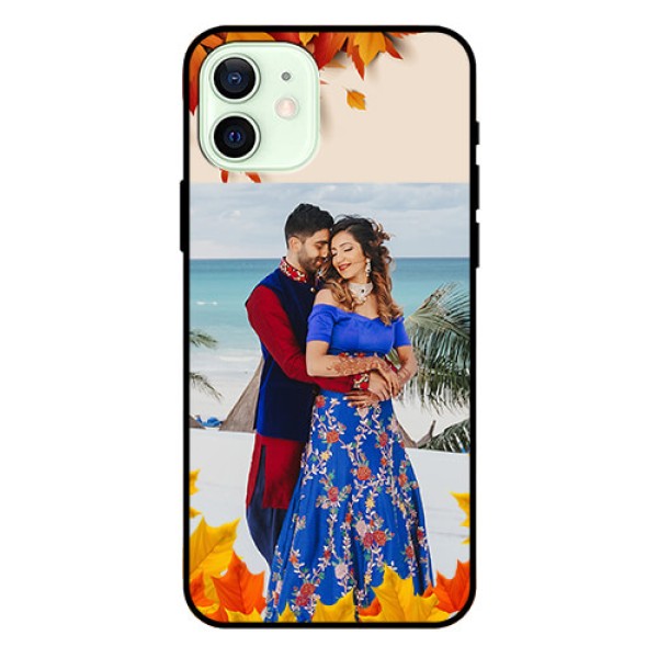 Iphone 12 Photo Printing on Glass Case - Autumn Maple Leaves Design Iphone 12 Photo Printing on Glass Case - Autumn Maple Leaves Design