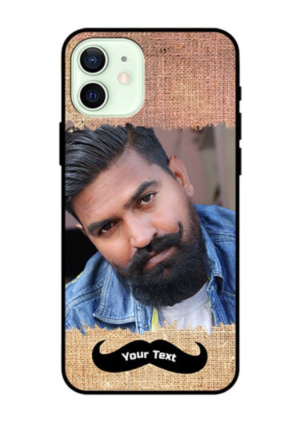 Iphone 12 Personalized Glass Phone Case  - with Texture Design