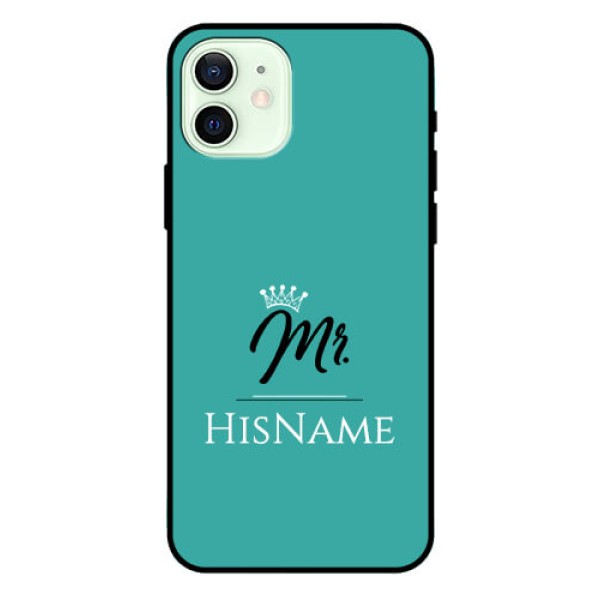 Iphone 12 Custom Glass Phone Case Mr with Name Iphone 12 Custom Glass Phone Case Mr with Name