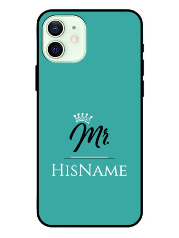 Custom Iphone 12 Custom Glass Phone Case Mr with Name