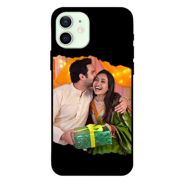iPhone 12 Custom Glass Phone Case - Tear-off Design