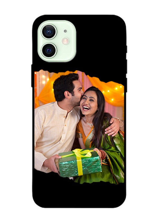 iPhone 12 Custom Glass Phone Case - Tear-off Design