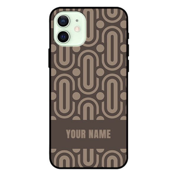 iPhone 12 Custom Glass Phone Case - Captivating Zero Pattern Design iPhone 12 Custom Glass Phone Case - Captivating Zero Pattern Design