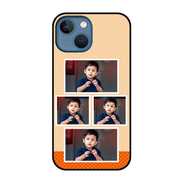 iPhone 13 Mini Photo Printing on Glass Case - Bulk Photos Upload Design iPhone 13 Mini Photo Printing on Glass Case - Bulk Photos Upload Design