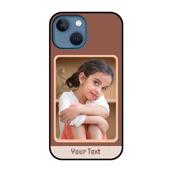 iPhone 13 Mini Custom Glass Phone Case - Simple Pic Upload Design
