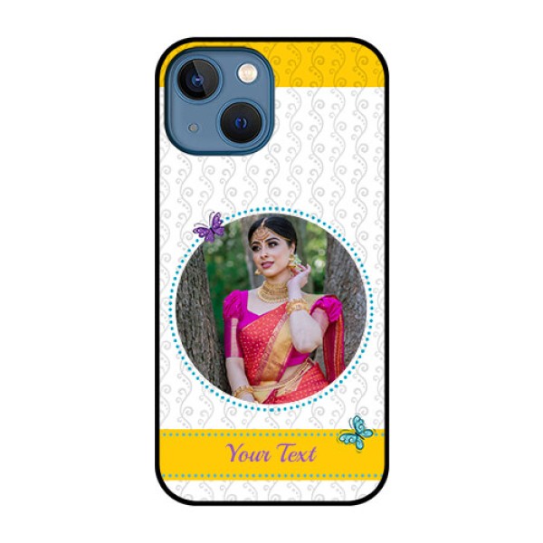 iPhone 13 Mini Custom Glass Mobile Case - Girls Premium Case Design