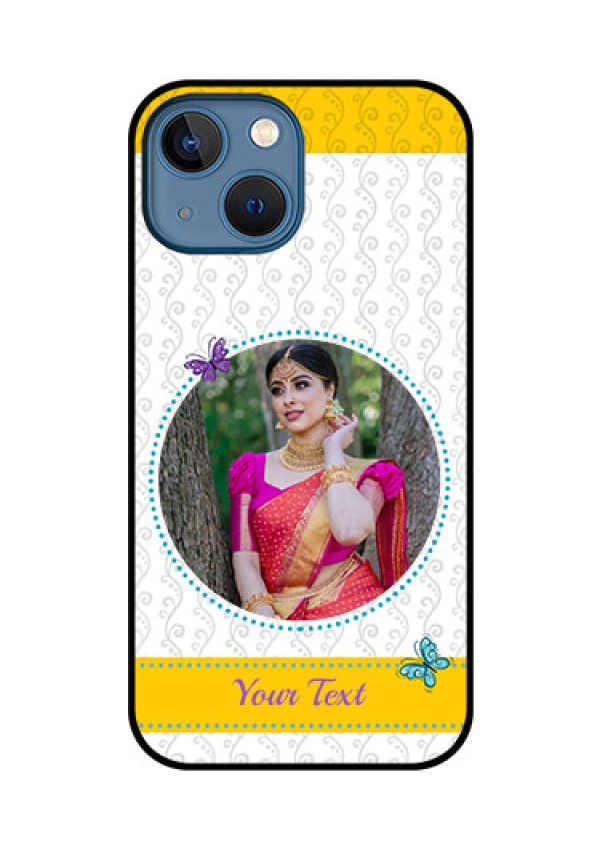 iPhone 13 Mini Custom Glass Mobile Case - Girls Premium Case Design