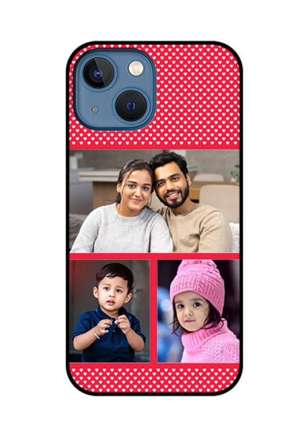 iPhone 13 Mini Personalized Glass Phone Case - Bulk Pic Upload Design