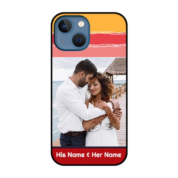 iPhone 13 Mini Custom Glass Mobile Case - Colorful Case Design