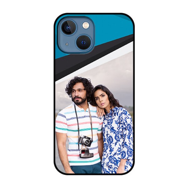 iPhone 13 Mini Photo Printing on Glass Case - Simple Pattern Photo Upload Design iPhone 13 Mini Photo Printing on Glass Case - Simple Pattern Photo Upload Design