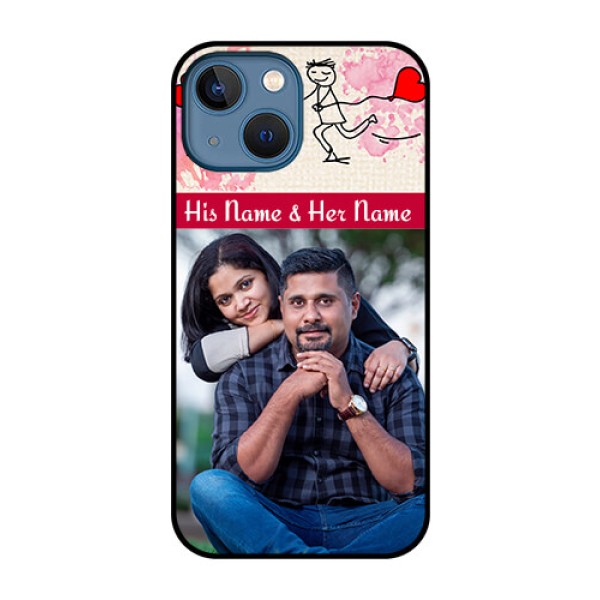 iPhone 13 Mini Photo Printing on Glass Case - You and Me Case Design iPhone 13 Mini Photo Printing on Glass Case - You and Me Case Design