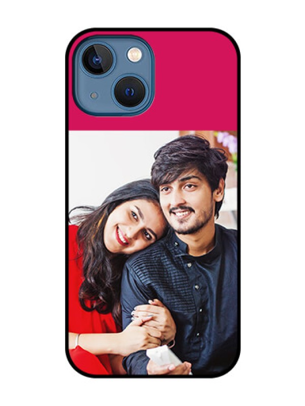 Custom iPhone 13 Mini Custom Glass Mobile Case - Anniversary Cover Design