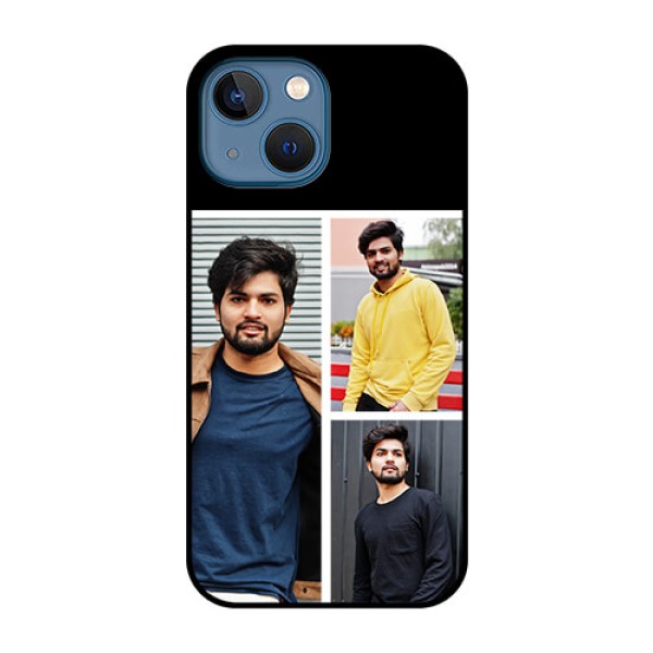 iPhone 13 Mini Photo Printing on Glass Case - Upload Multiple Picture Design