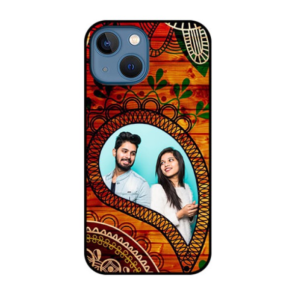 iPhone 13 Mini Personalized Glass Phone Case - Abstract Colorful Design iPhone 13 Mini Personalized Glass Phone Case - Abstract Colorful Design