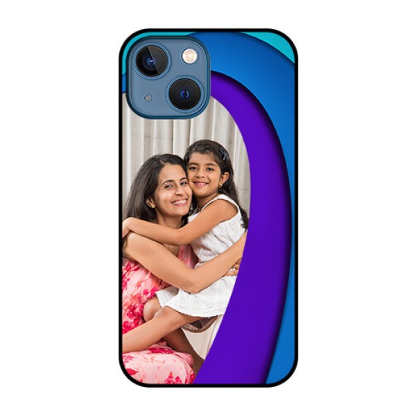 iPhone 13 Mini Photo Printing on Glass Case - Simple Pattern Design