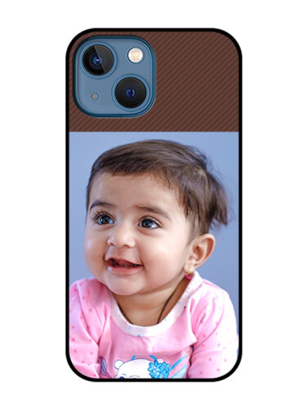 Custom iPhone 13 Mini Custom Glass Mobile Case - Elegant Case Design