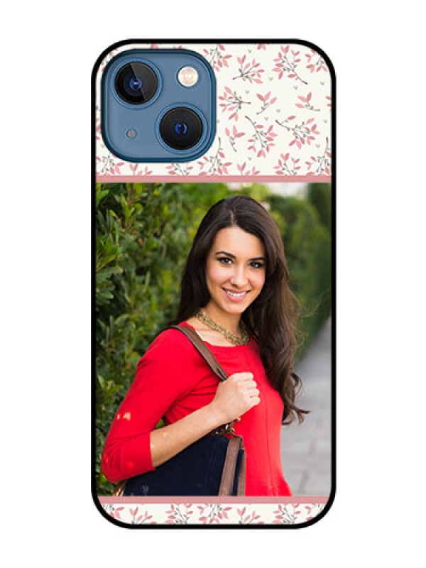 Custom iPhone 13 Mini Custom Glass Phone Case - Premium Floral Design