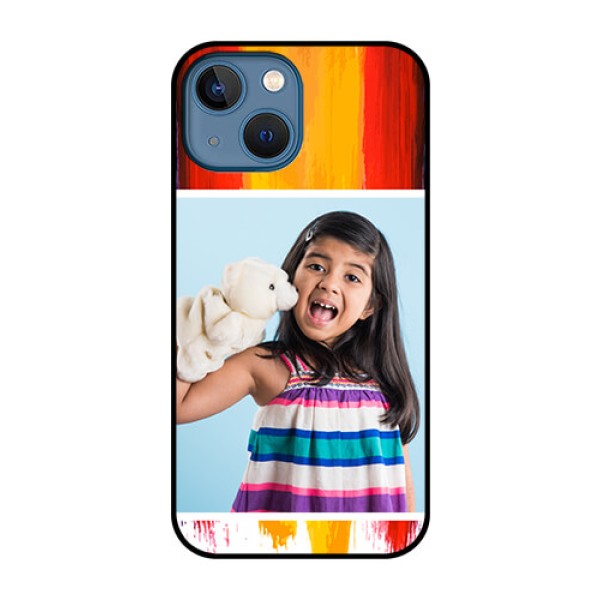iPhone 13 Mini Personalized Glass Phone Case - Multi Color Design