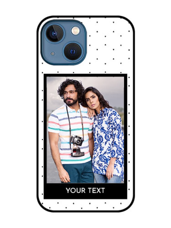 Custom iPhone 13 Mini Photo Printing on Glass Case - Premium Design