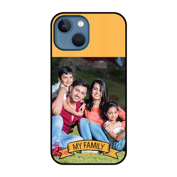 iPhone 13 Mini Custom Glass Phone Case - My Family Design