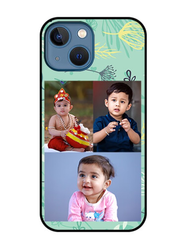 Custom iPhone 13 Mini Photo Printing on Glass Case - Forever Family Design